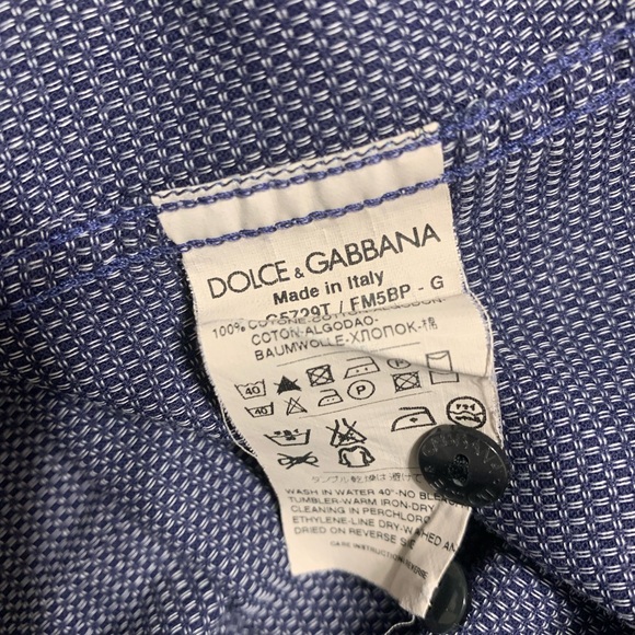 Dolce & Gabbana Martini Fit Men’s Button Up shirt - Picture 5 of 9